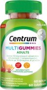 CENTRUM - MultiGummies Adults - Πολυβιταμίνη για Ενέργεια & Ενίσχυση του Ανοσοποιητικού με Γεύση Φρούτων 60 Ζελεδάκια