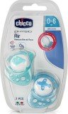 CHICCO - Physio Air Πιπίλα Σιλικόνης 0-6m+ Σιέλ  2τμχ