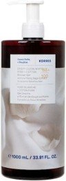 KORRES - White Rose & Cotton Αναζωογονητικό Αφρόλουτρο με άρωμα Λευκά Άνθη & Βαμβάκι 1000ml