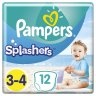 PAMPERS - Splashers Πάνες Βρακάκι Μέγεθος 3-4 (6-11kg) 12 Πάνες