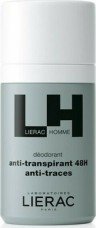 LIERAC - Homme Deodorant Roll-On 48H Ανδρικό Αποσμητικό Κατά Του Ιδρώτα - Δεν Αφήνει Ίχνη 50ml