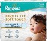 PAMPERS - Promo Pack Aqua Soft Touch Baby Wipes Μωρομάντηλα  χωρίς Οινόπνευμα με 99% Νερό 3 x 48τμχ (144τμχ)