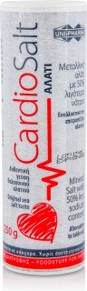 UNI-PHARMA - CardioSalt Μεταλλικό Αλάτι με 50% λιγότερο Νάτριο, 250gr