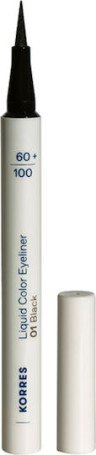 KORRES - Liquid Color Eyeliner 01 Black 1ml