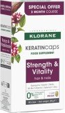 KLORANE - Keratin Caps - Strength & Vitality Ειδικό Συμπλήρωμα Διατροφής 90 κάψουλες