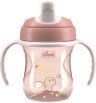 CHICCO - Training Cup Εκπαιδευτικό Κύπελλο για 6m+ με Λαβές Natural Pink 200ml