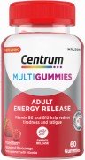 CENTRUM - MultiGummies Adults Energy Release - Πολυβιταμίνη για Ενέργεια με Γεύση Φρούτων 60 Ζελεδάκια
