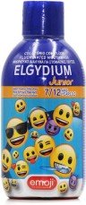 ELGYDIUM - Junior Emoji Mouthwash Στοματικό Διάλυμα 250ppm με Γεύση Κόκκινα Μούρα για Παιδιά 7-12 Ετών 500ml