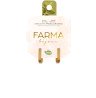 FARMA BIJOUX - Υποαλλεργικά Σκουλαρίκια Κρεμαστά Επιχρυσωμένα Ματ 8,0mm (BECG881) 1 Ζευγάρι