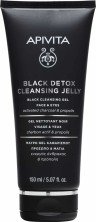 APIVITA - Black Detox Cleansing Jelly Face  Eyes Gel Καθαρισμού Προσώπου Με Ενεργό Άνθρακα 150ml