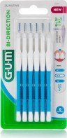 GUM - Bi-Direction 2 in 1 Ultra-Micro Fine Μεσοδόντια Βουρτσάκια 0.9mm Μπλέ 6τμχ