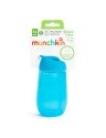 MUNCHKIN - Παιδικό Ποτηράκι Πλαστικό με Καλαμάκι Simple Clean Straw Cup για 12m+ Μπλε 296ml