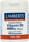 LAMBERTS - Vitamin D3 4000iu (100μg) 120caps