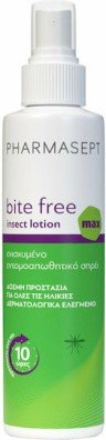 PHARMASEPT - Bite Free Insect Max Lotion Spray Εντομοαπωθητική Λοσιόν 100ml