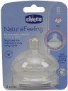 CHICCO - Natural Feeling Θηλή από Σιλικόνη Γρήγορης Ροής για 6+ μηνών 2τμχ