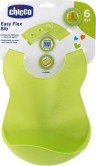 CHICCO - Τραχήλια Για Ψίχουλα Easy Flex Bib 6Μ+ Πράσινη, 1τμχ