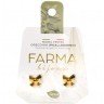 FARMA BIJOUX - Υποαλλεργικά Σκουλαρίκια Χρυσοί Φιόγκοι 10mm (BEG008) 1 Ζευγάρι