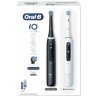 ORAL-B - IO Series 5 Duo Pack Ηλεκτρική Οδοντόβουρτσα με Αισθητήρα Πίεσης και Θήκη Ταξιδίου Λευκό & Μαύρο 2 Τεμάχια